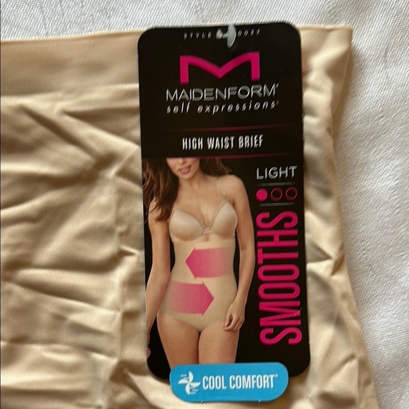 Maidenform High Waist Briefs in Beige - Picture 2 of 5